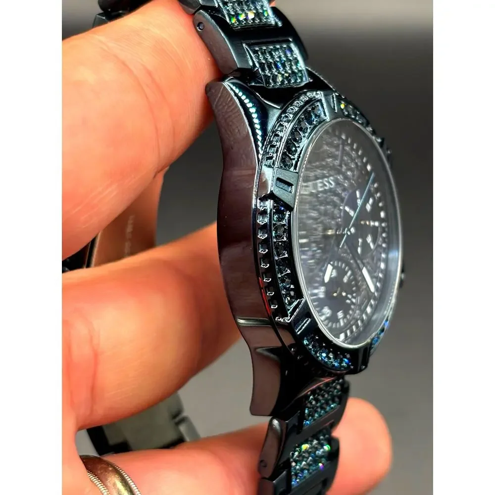 GUESS Lady Frontier GW0044L2 Blue Crystal Multifunction Women's Watch